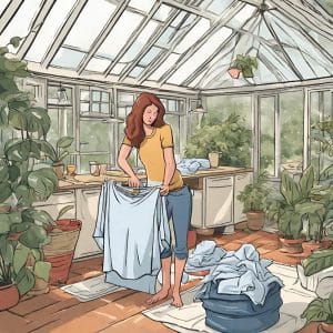 Women doing Laundry