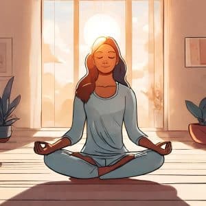 Woman Meditating