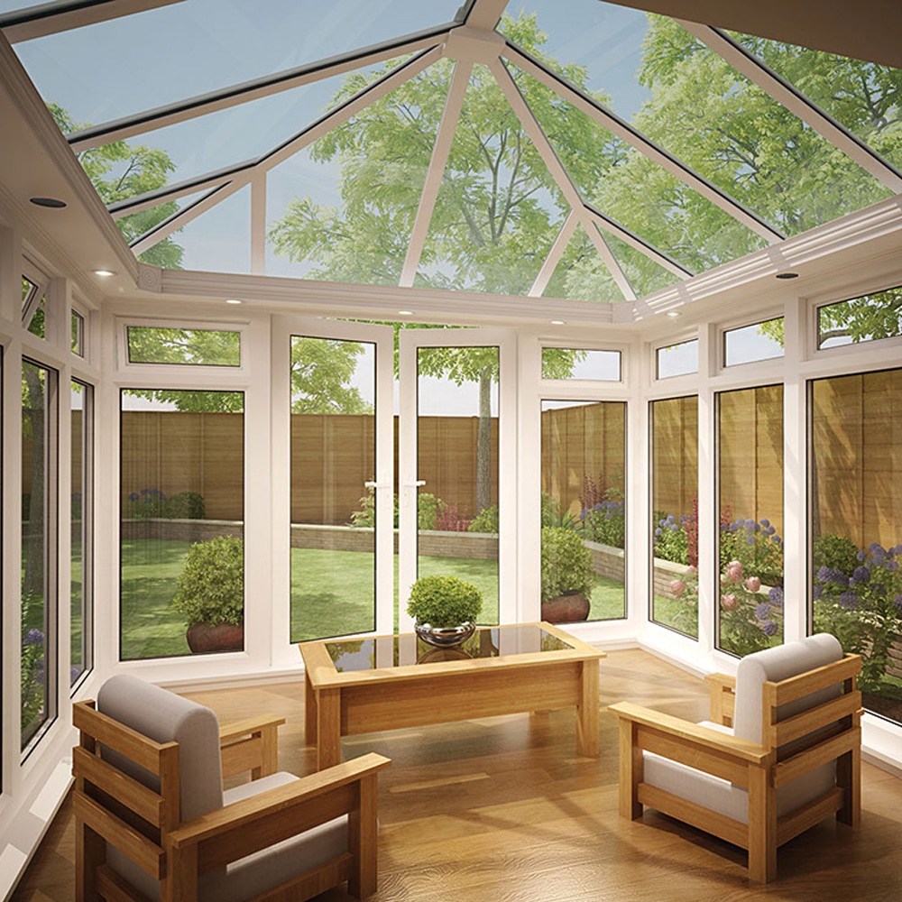 Conservatory glass roof