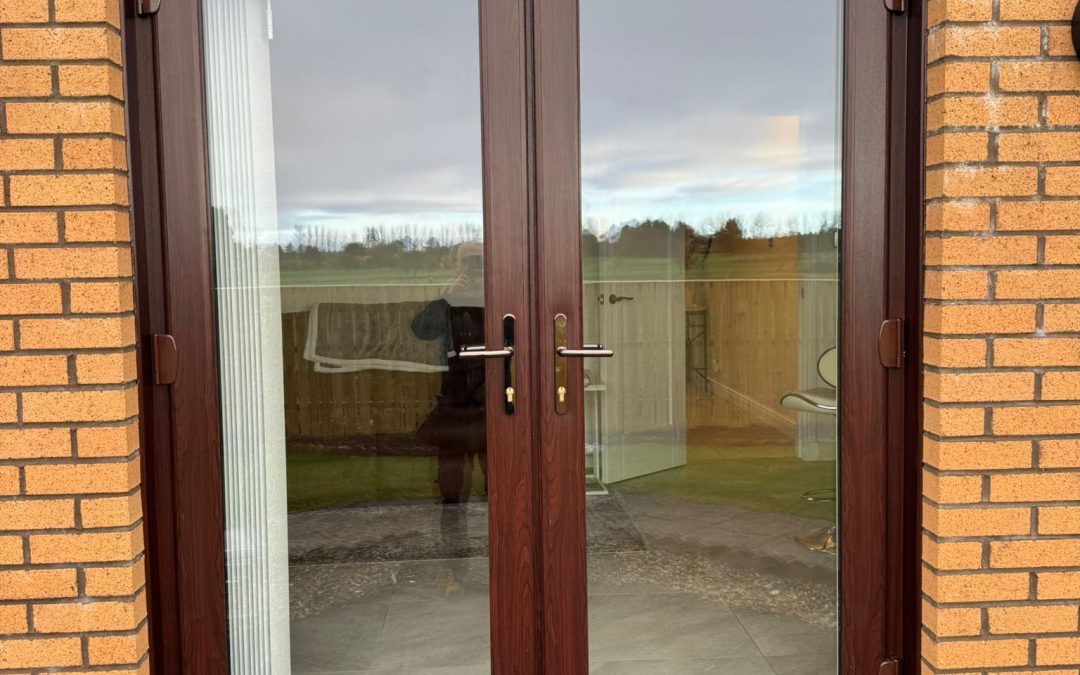 Rosewood French door Installation in Irvine, Ayrshire