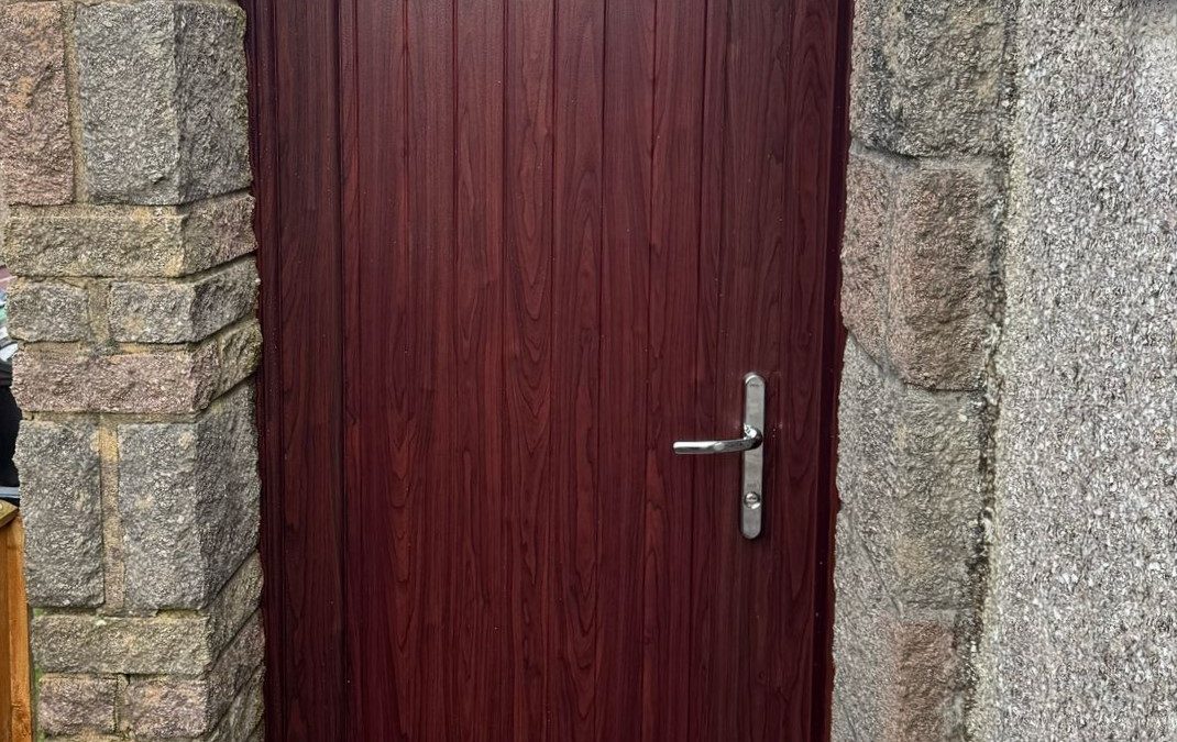 Rosewood uPVC Garage Door Installed in Eaglesham, Renfrewshire