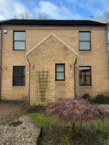 Old Rosewood upvc windows, ayrshire