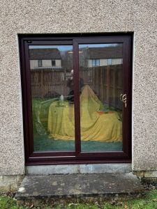 New Rosewood Sliding Patio door in Lochwinnoch